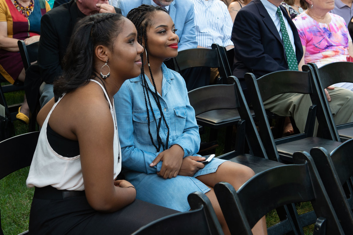 guests watching ceremony