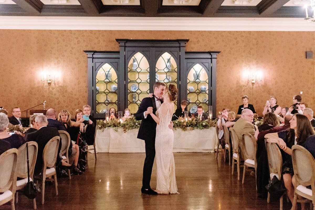 reception first dance Old Mill Wedding Toronto Wedding Venue Jacqueline James Photography