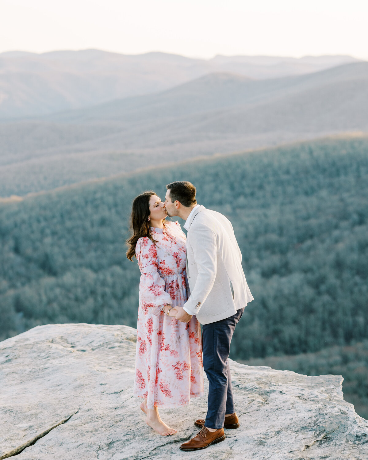 The Fourniers | Grandfather Mountain Engagement-89