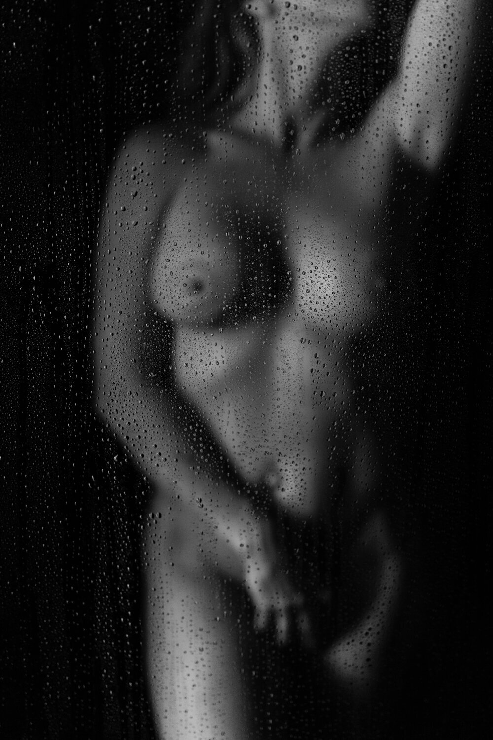 shower wet boudoir nude