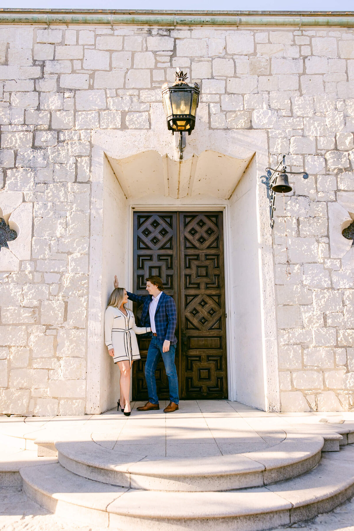 A wedding engagement photo session in Dallas Texas