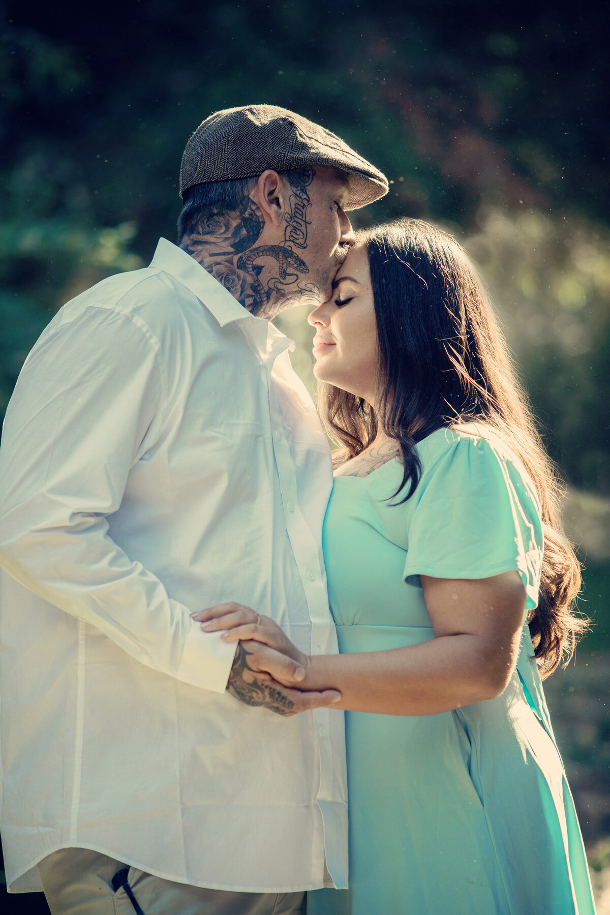 vintage engagement shoot