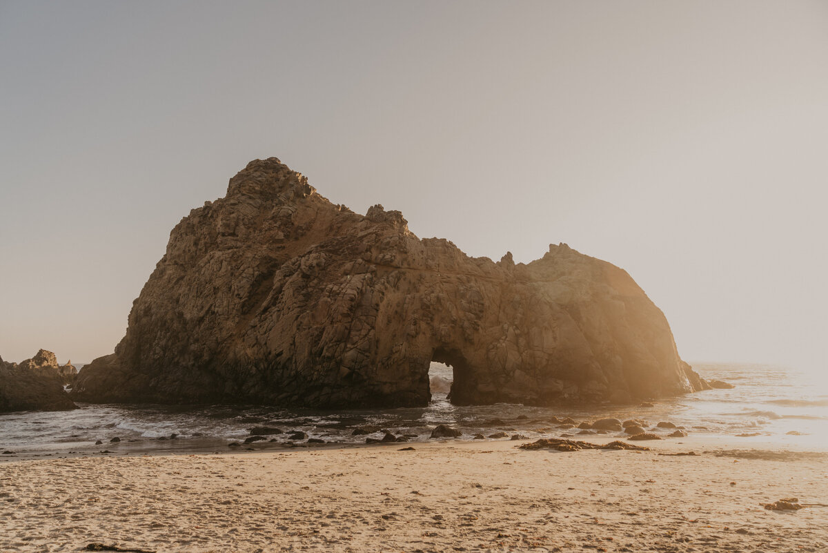 beach rock landscape