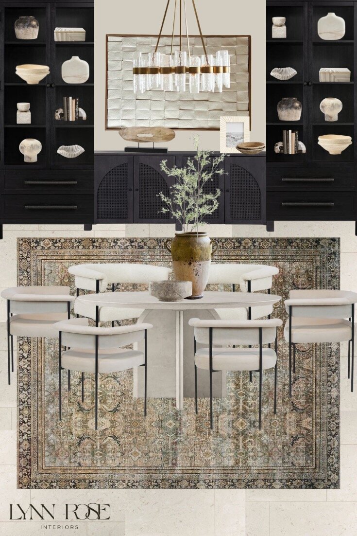 dinning room visual design board