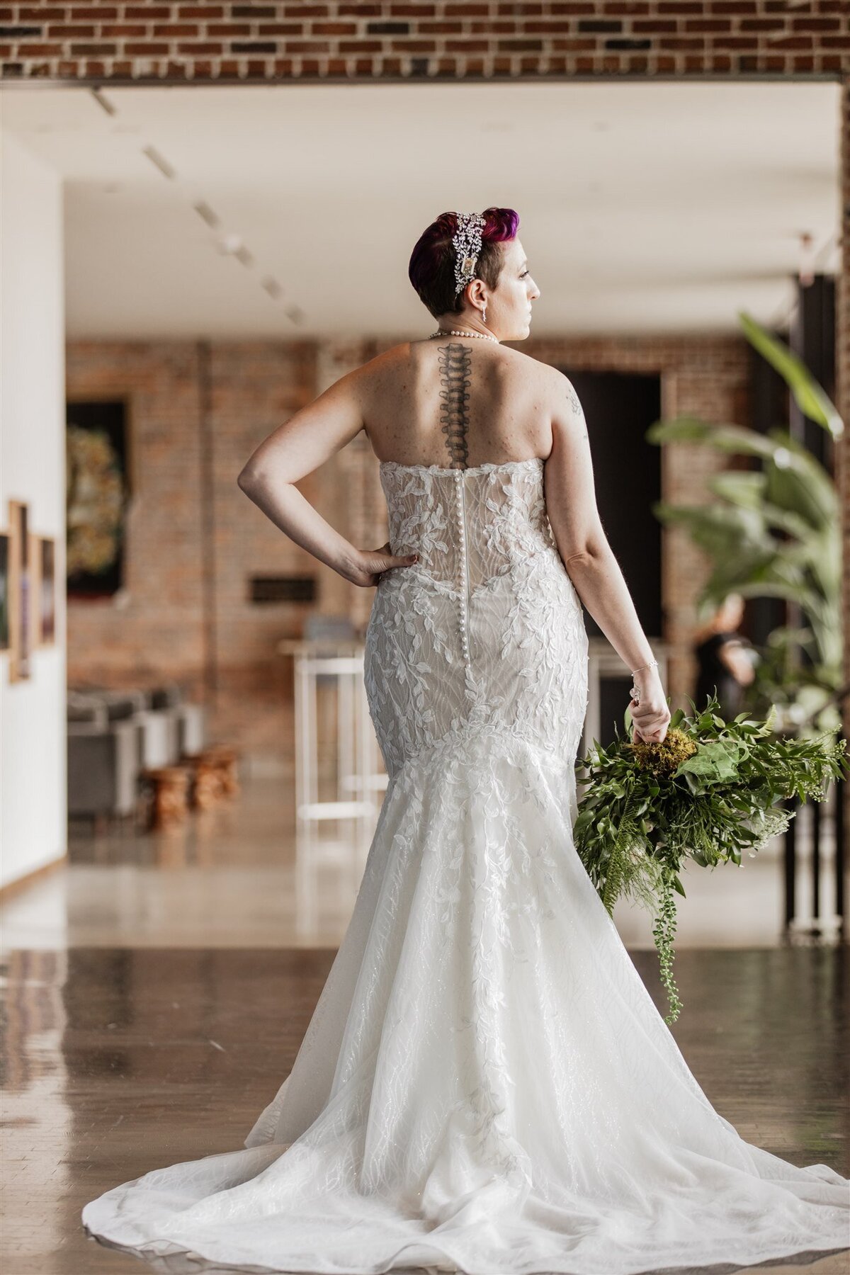 2 - Hotel Haya Wedding Bride with Tattoos - Tampa Bay Wedding Planner