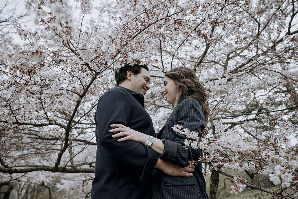 Mira Park Photography NY based wedding photographer Wedding proposal and engagement portrait in Central Park, NY