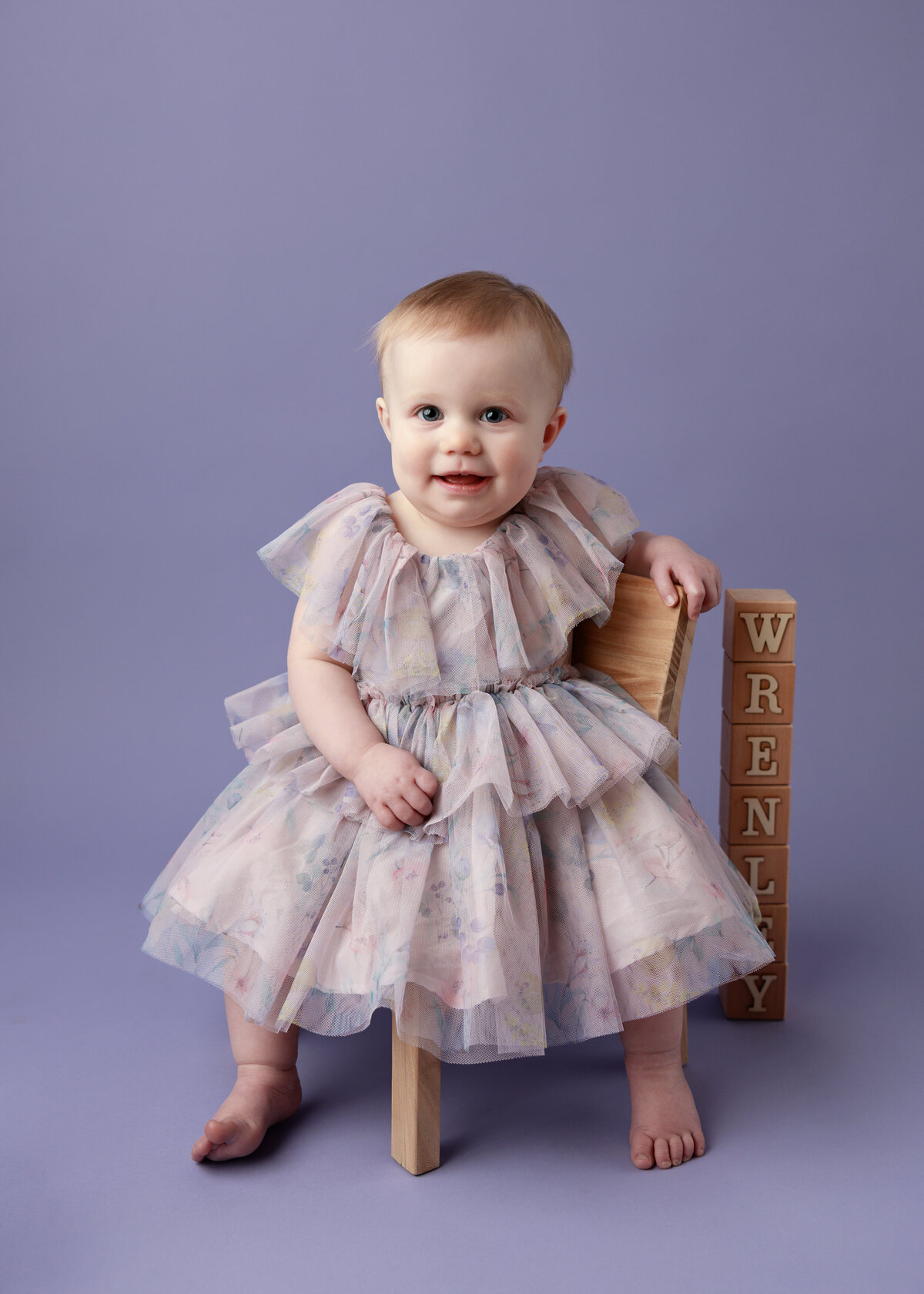 personality portraits children's milestone session at newport news virginia studio