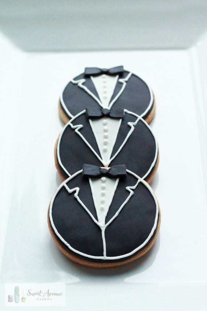 tuxedo sugar cookies