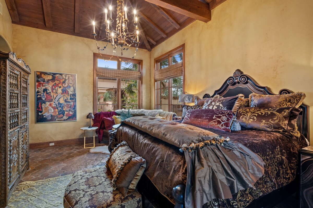 bedroom at two streams one heart ranch