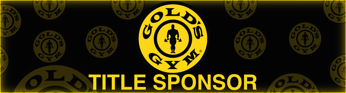Golds Gym Banner