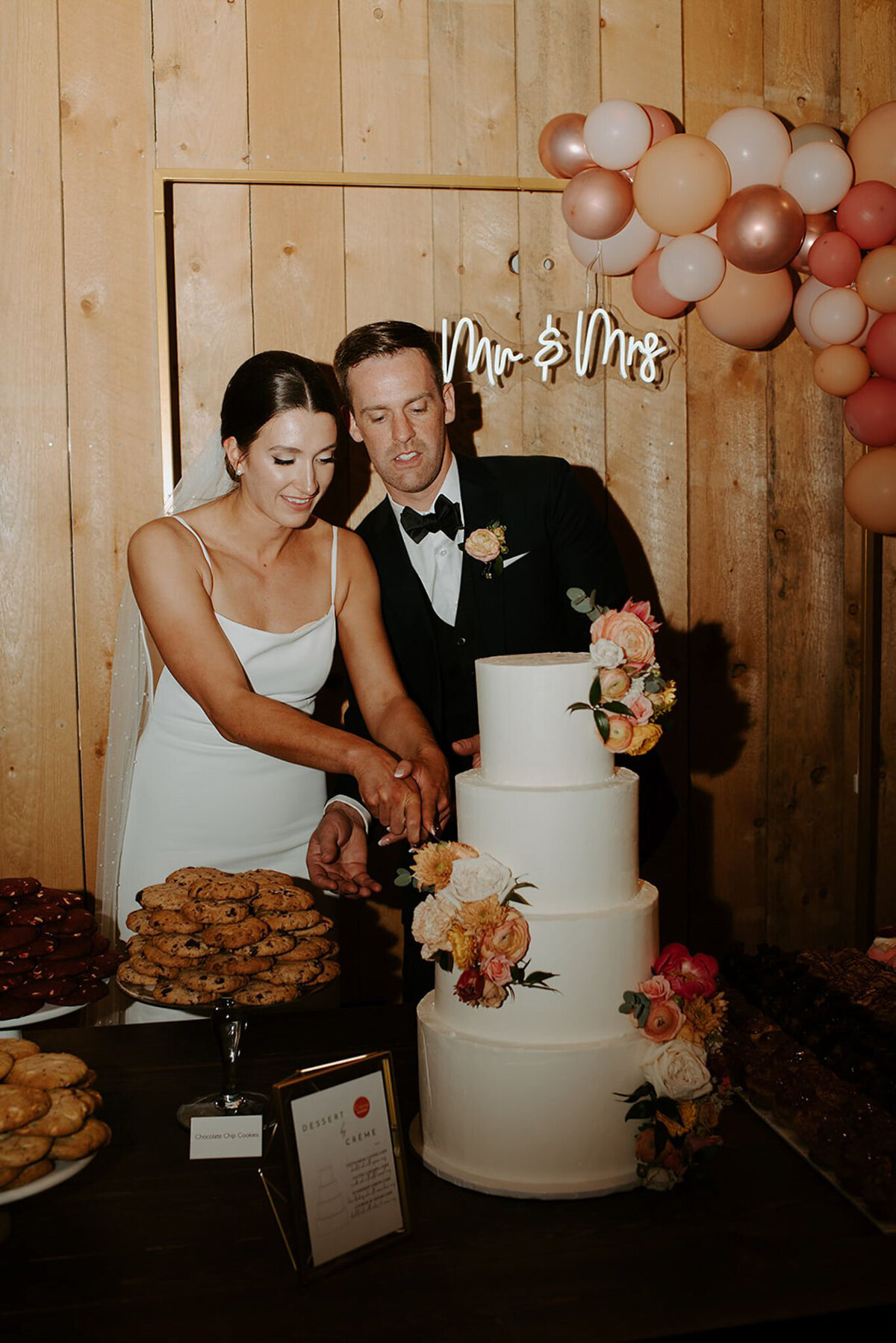 Innovative cream puffs and desserts, created by Crème Cream Puffs, playful and modern treats in Calgary, Alberta, featured on the Brontë Bride Vendor Guide.
