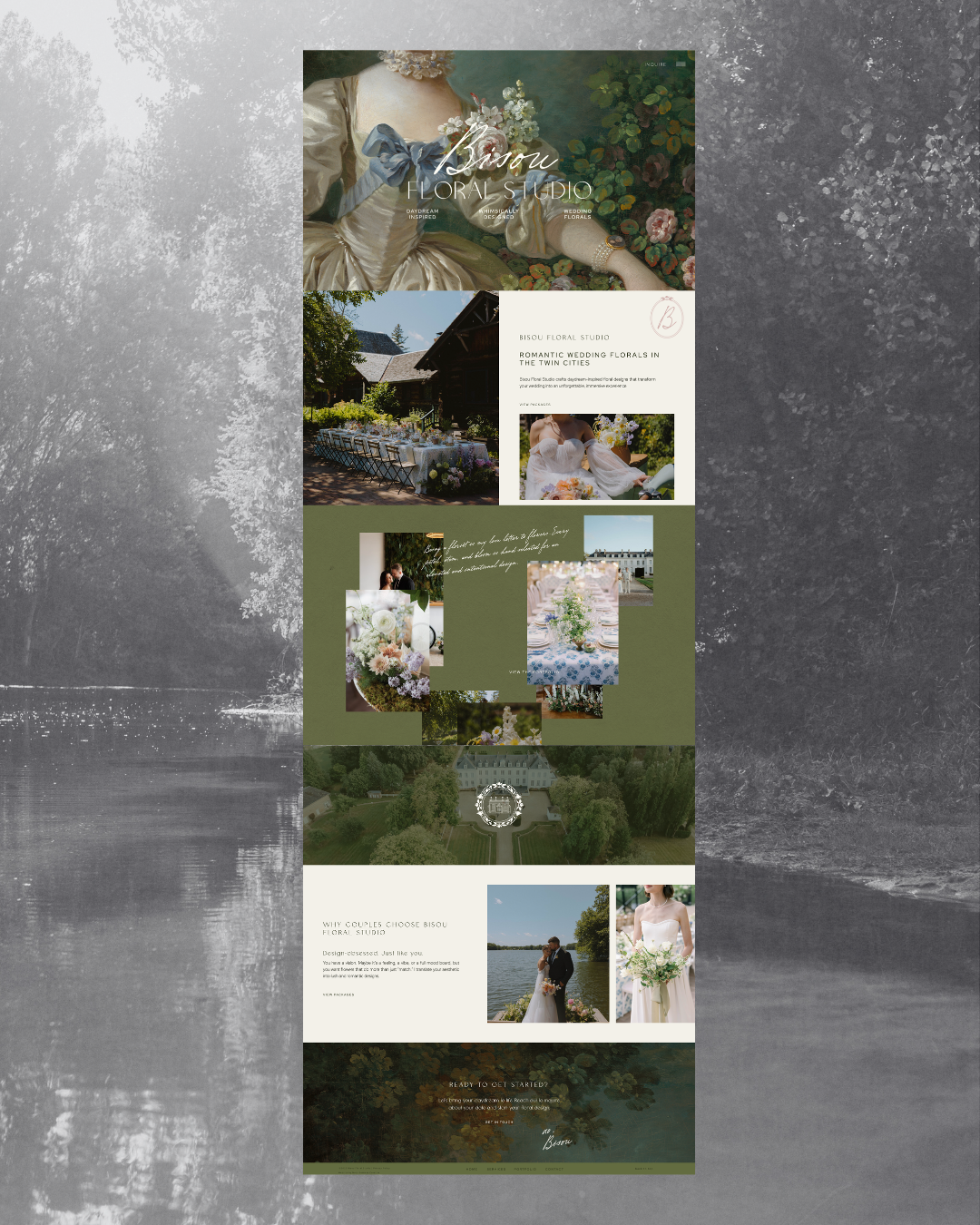 Luxury Florist Brand and Website