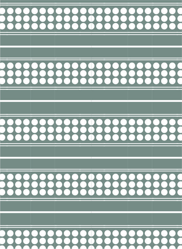gray green horiz dots and stripe
