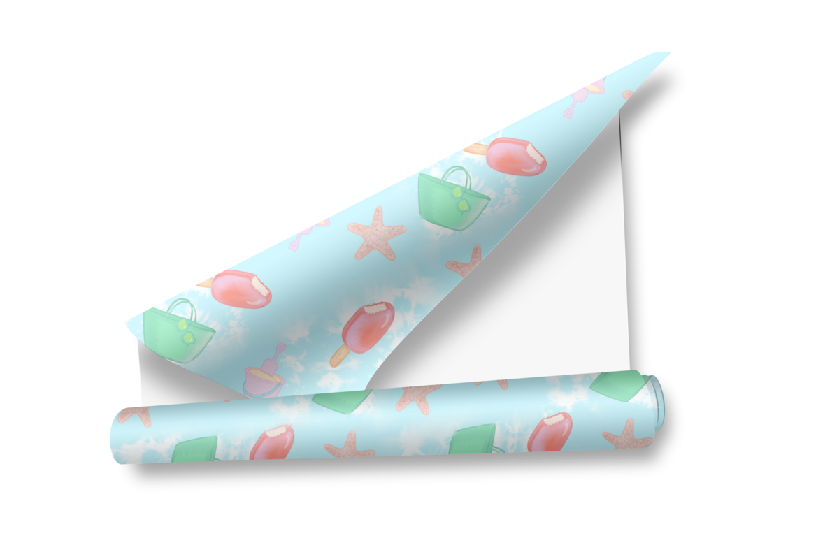 Mockup 03 _ Paper rolled and curled - single sided