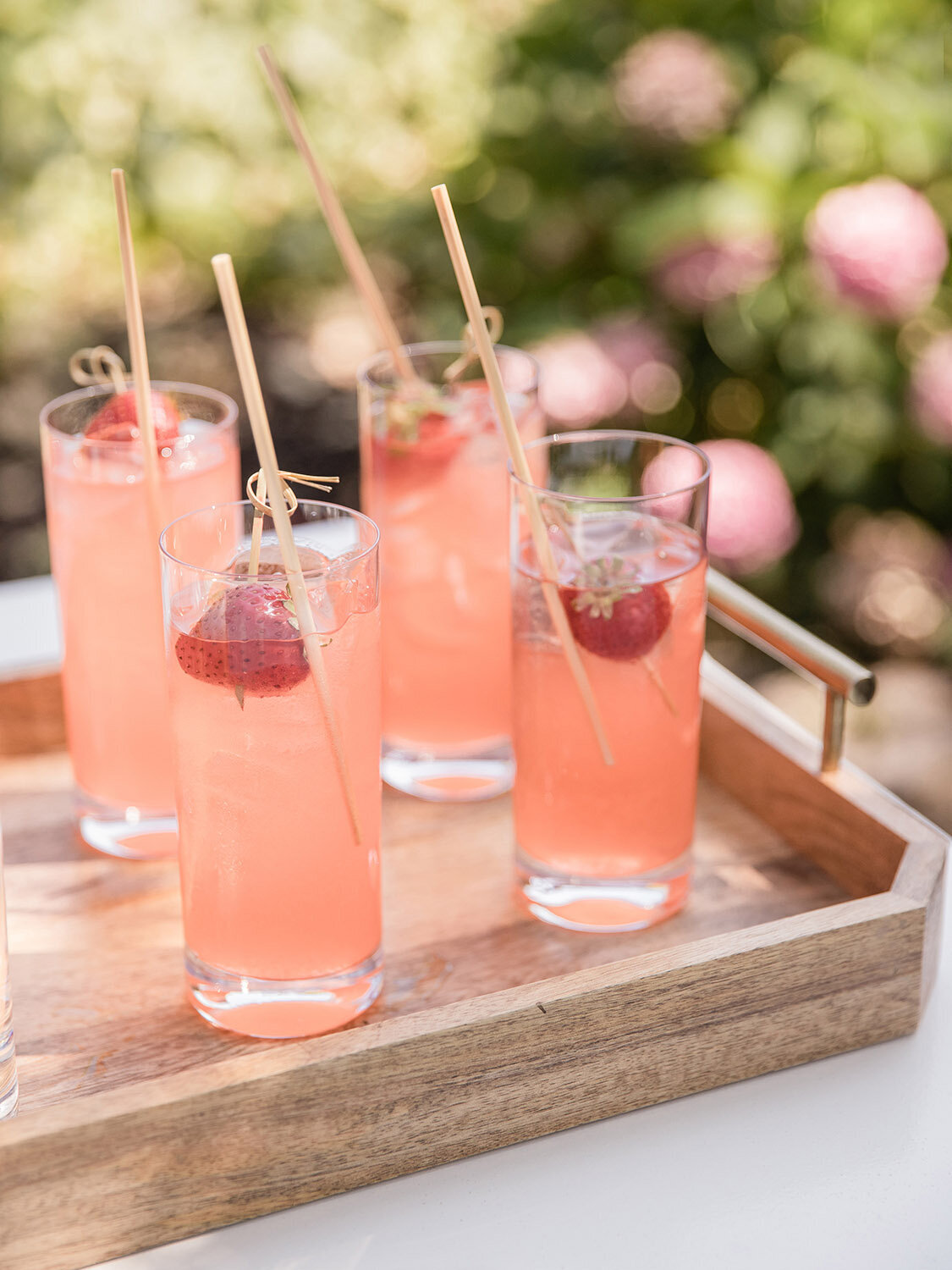 annadel-estate-elegant-sonoma-winery-wedding-strawberry-mojito-signature-cocktail