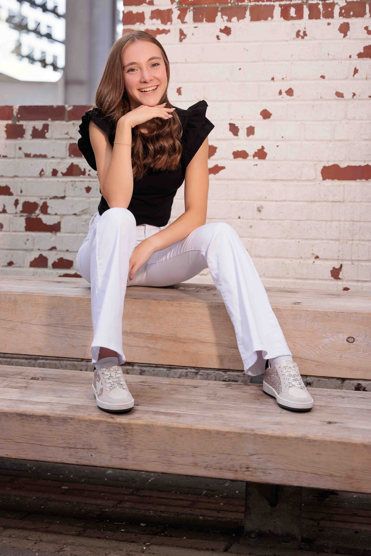 Senior Portraits in downtown Raleigh