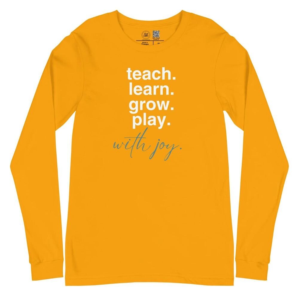 Yellow long sleeved shirt