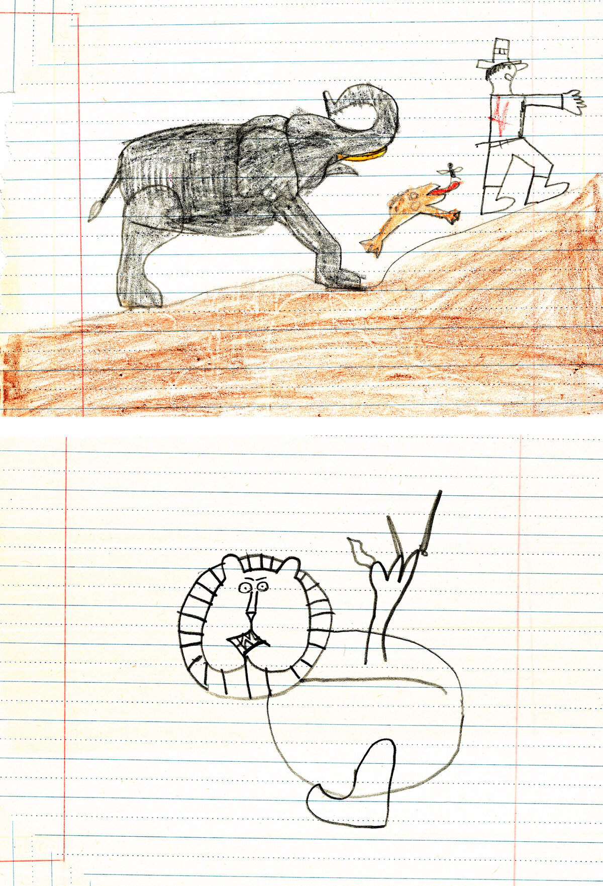 Brent Ray Fraser Wild Life Drawings 1983