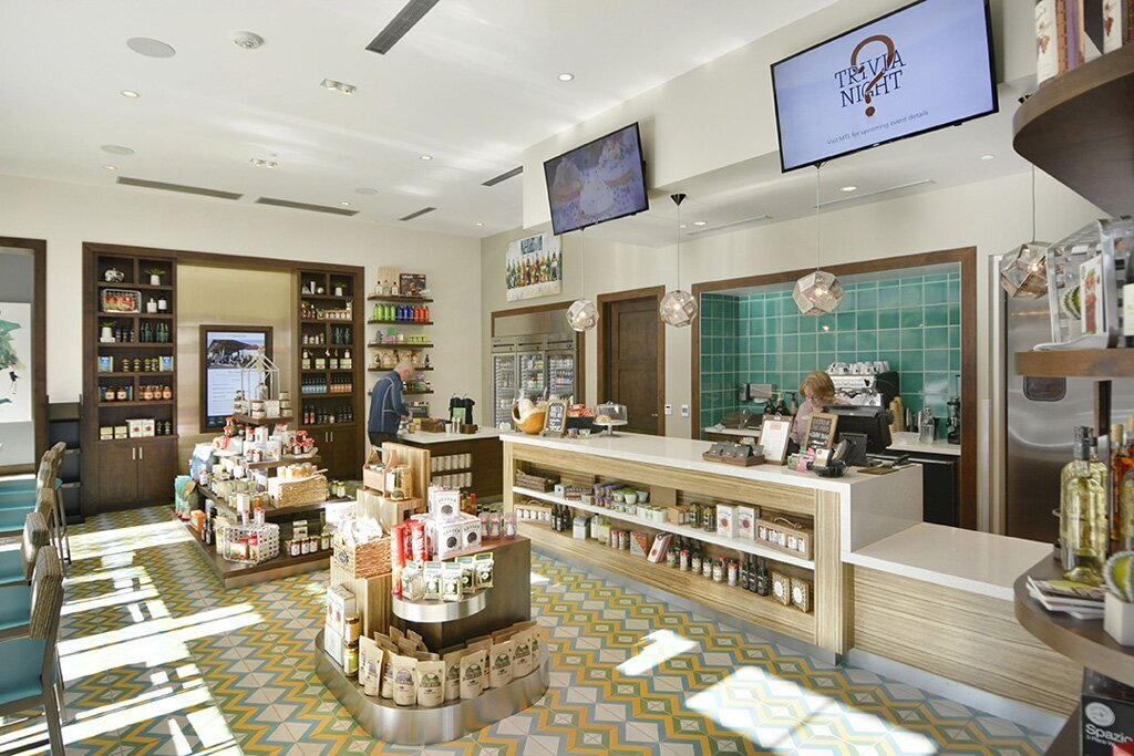Luxurious clubhouse restaurant interior design