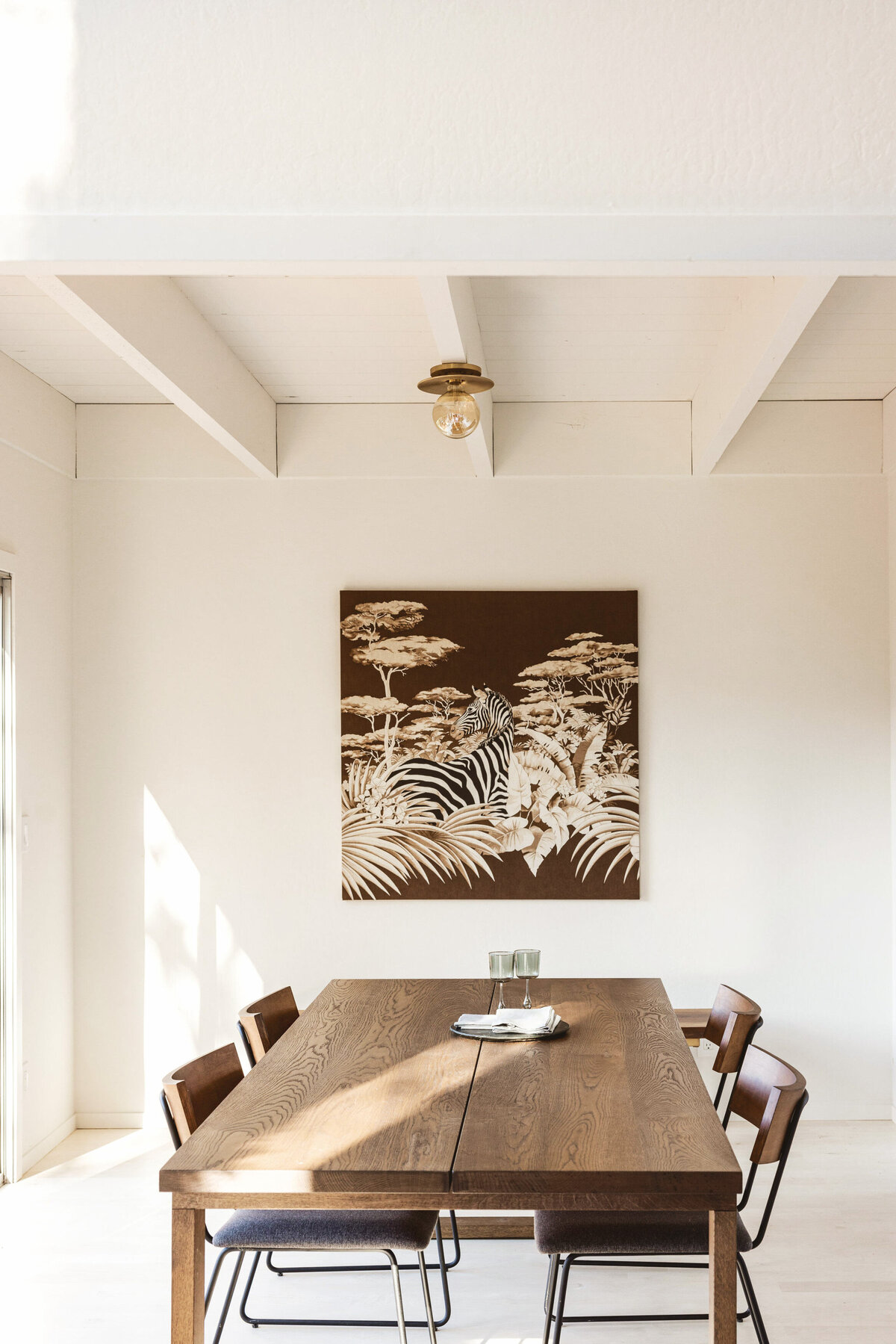 Boho Staged San Anselmo Dining Room