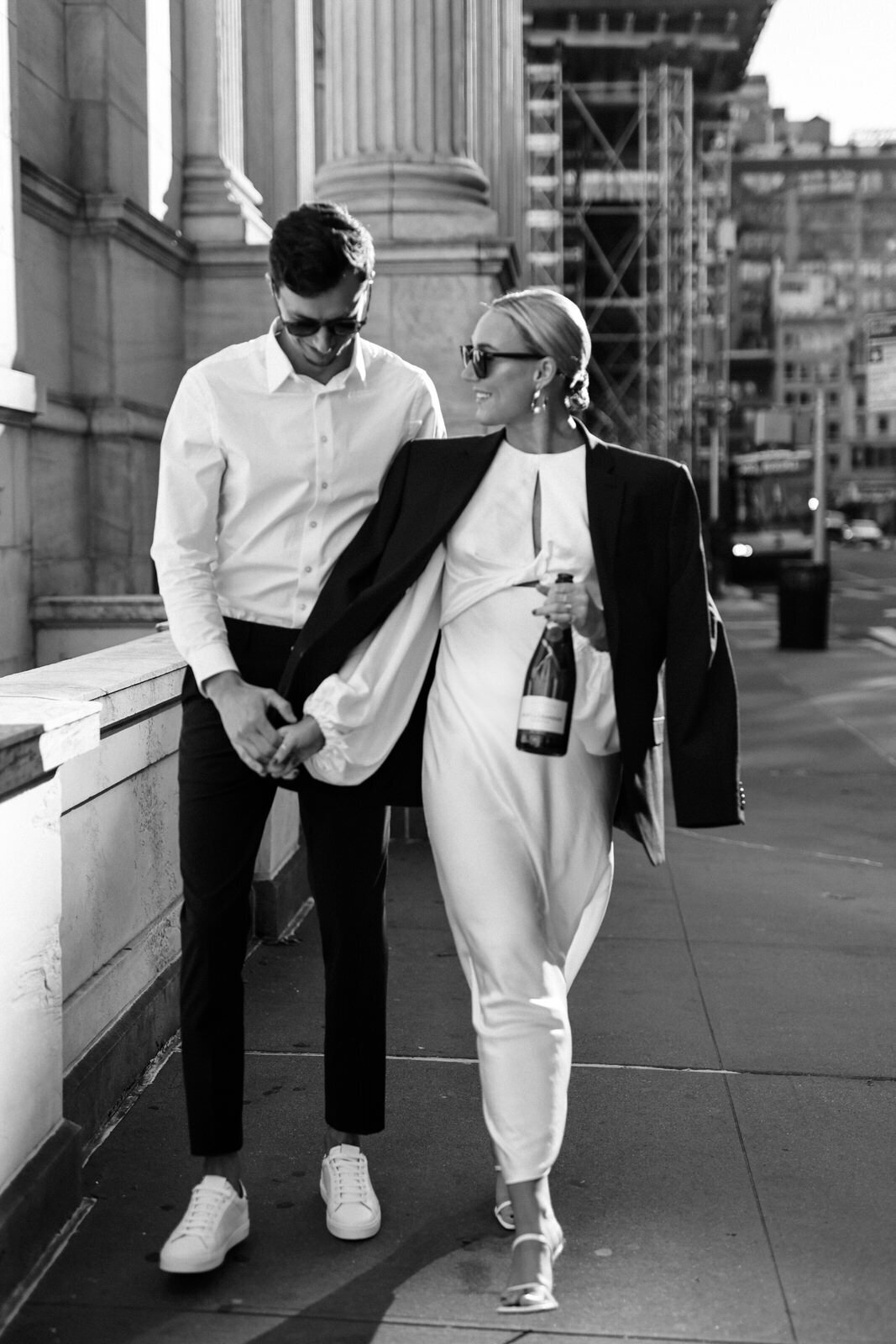 Chic New York City Engagement Session 11