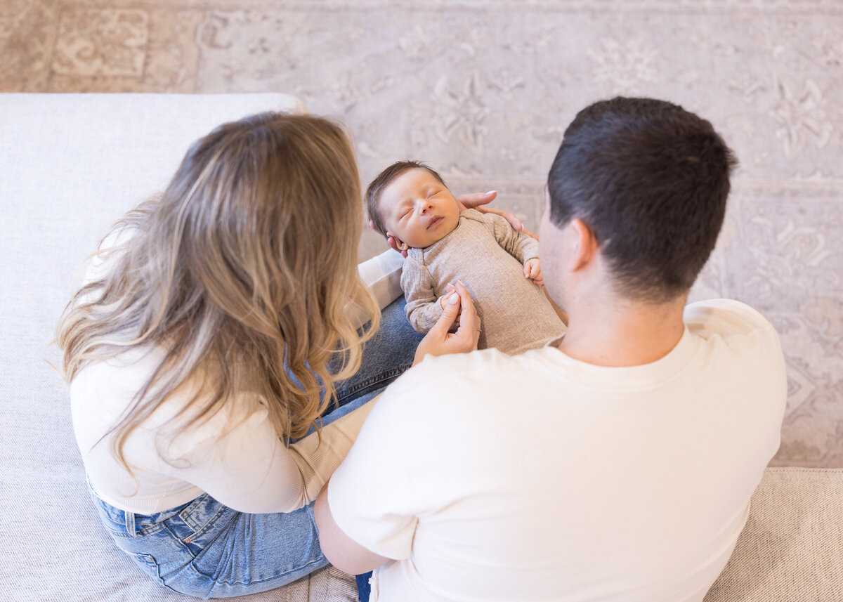in home newborn photo