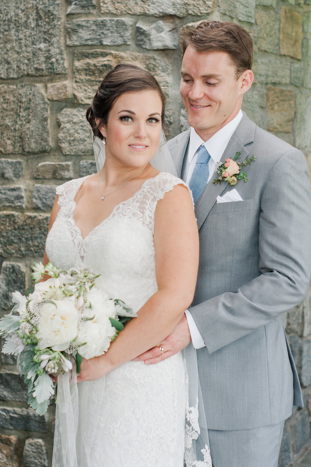 Destination wedding ceremony photographed at Blowing Rock Country Club by Boone Photographer Wayfaring Wanderer. BRCC is a gorgeous venue in Blowing Rock, NC.