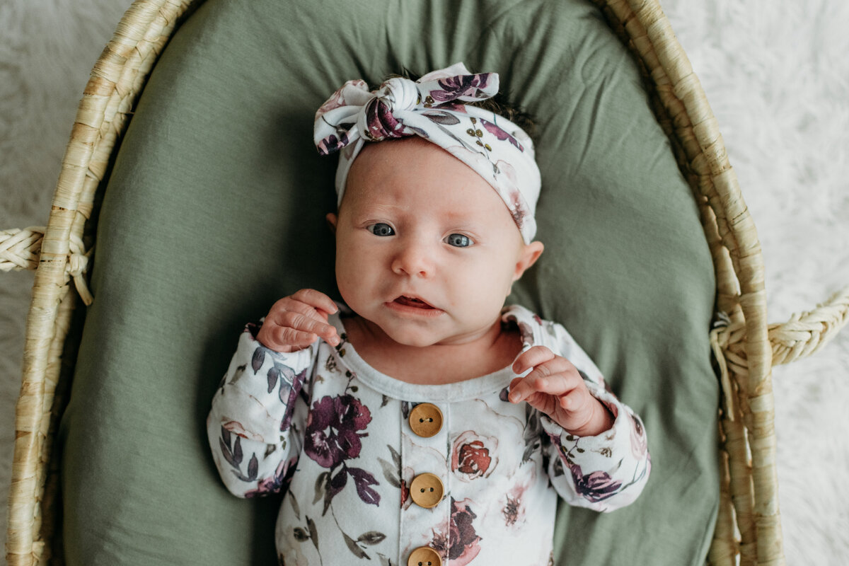 Studio Newborn Photo Session in Bartlett, IL