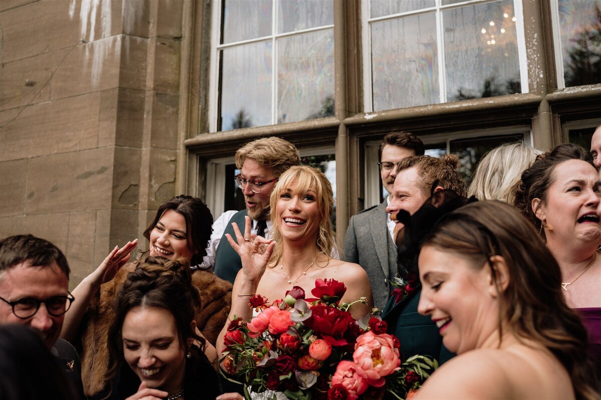 Drumtochty Castle wedding photos by Aberdeen Wedding Photographer Scott Arlow 13