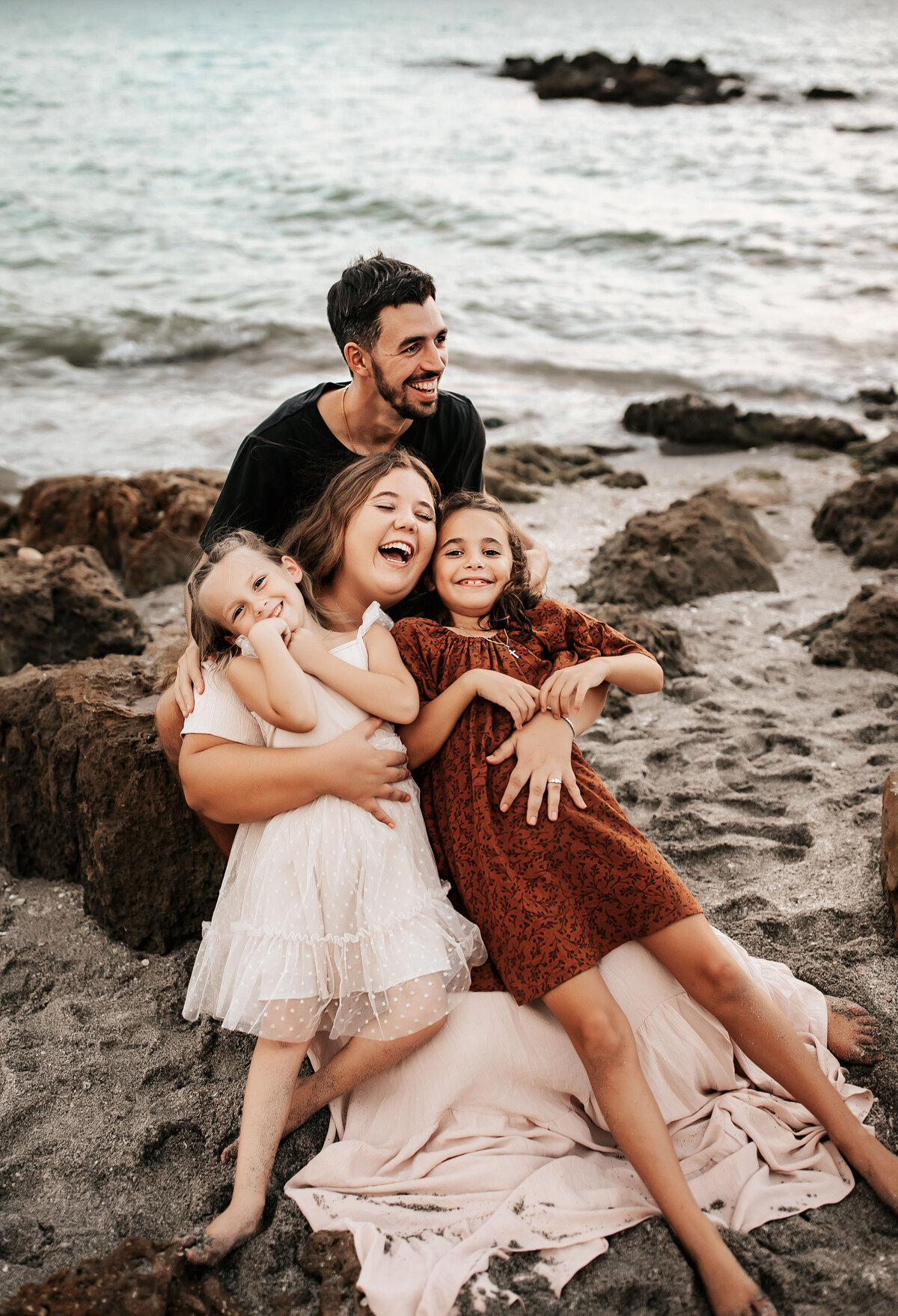 venice beach family photoshoot