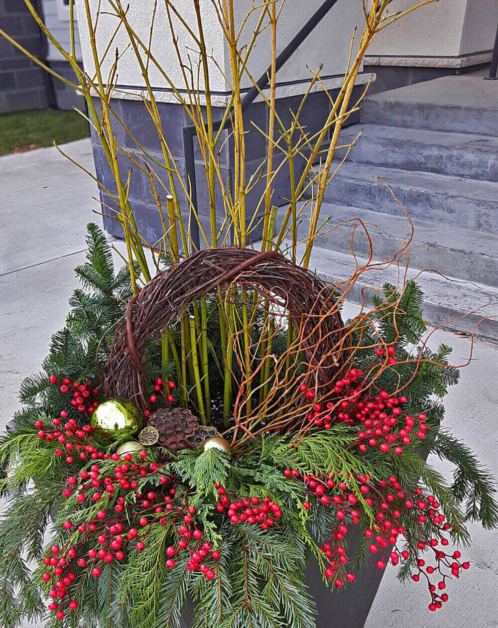 Commercial landscape company project in Kansas City: seasonal flowers showcase