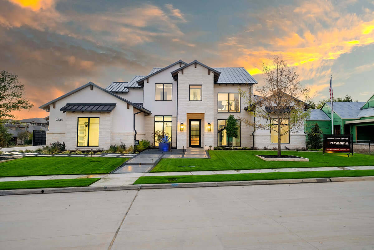 Luxury living model home in Southlake, Texas