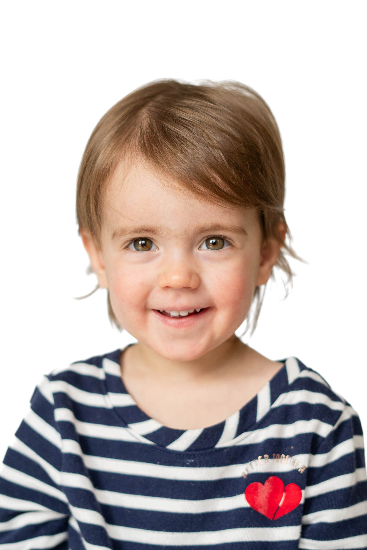 Natick, MA preschool photo of little girl smiling