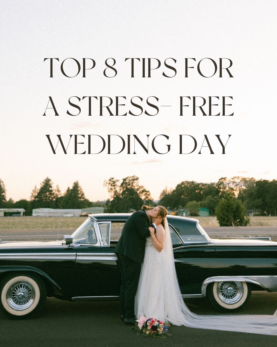 wedding day tips for bride to keep her day stress free