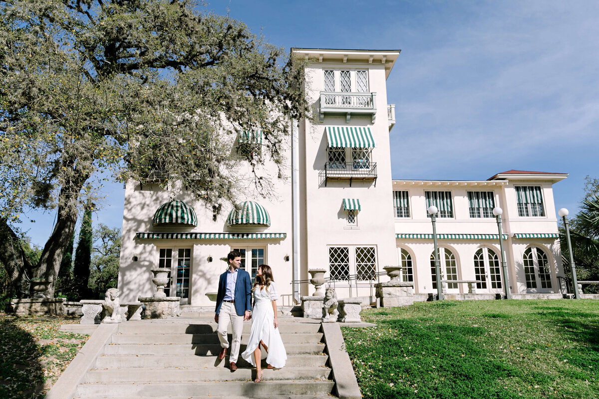 Golden Hour engagement session at Laguna Gloria