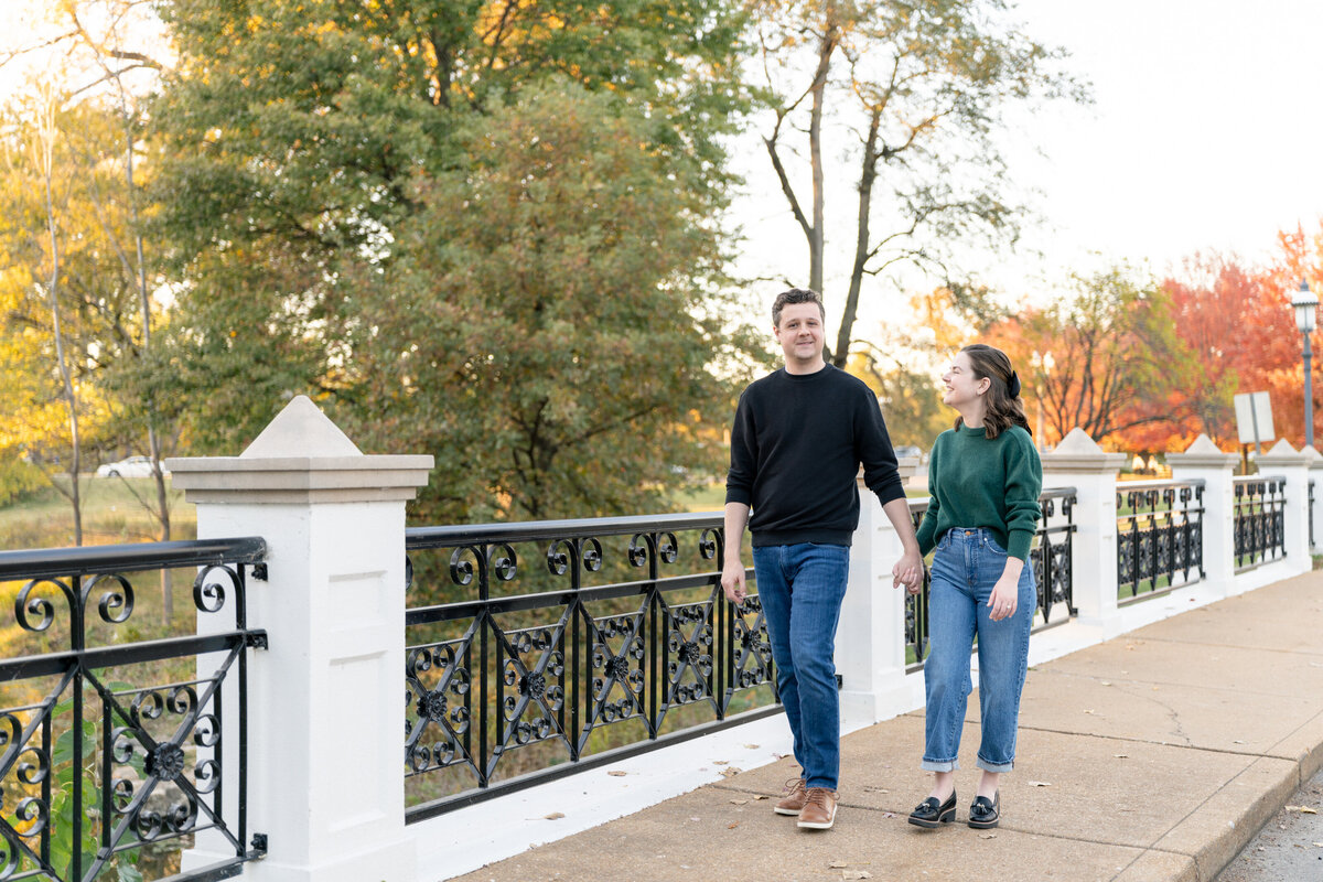 Forest Park Fall Engagement Photographer-8