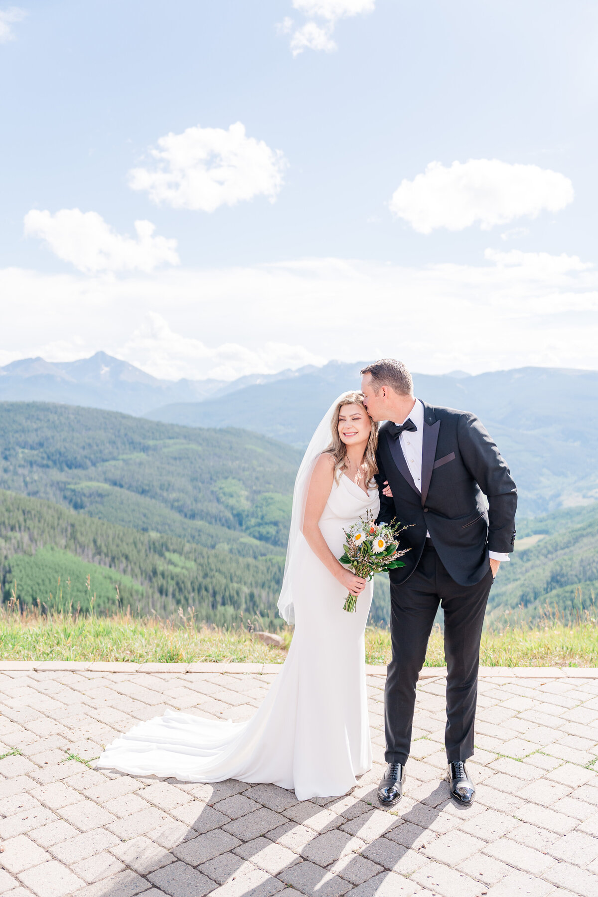 Vail Wedding Deck Mountain Village Romantic Summer Elopement Wedding Ski Lift Elena Spraguer Photography 0017