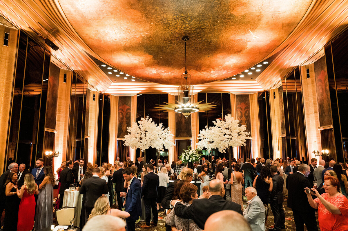 beautiful wedding cocktail hour