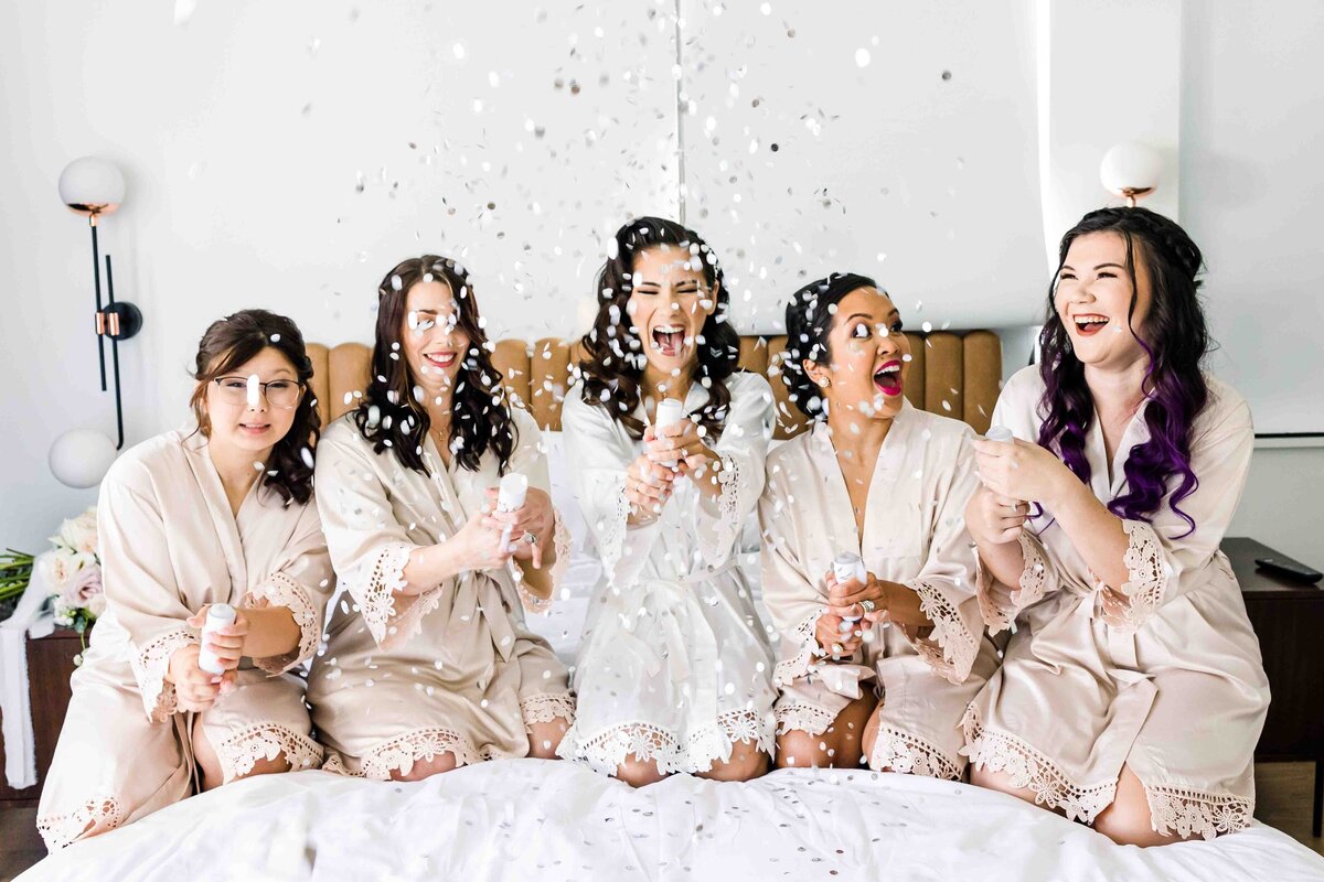 bride-and-bridesmaids-with-confetti