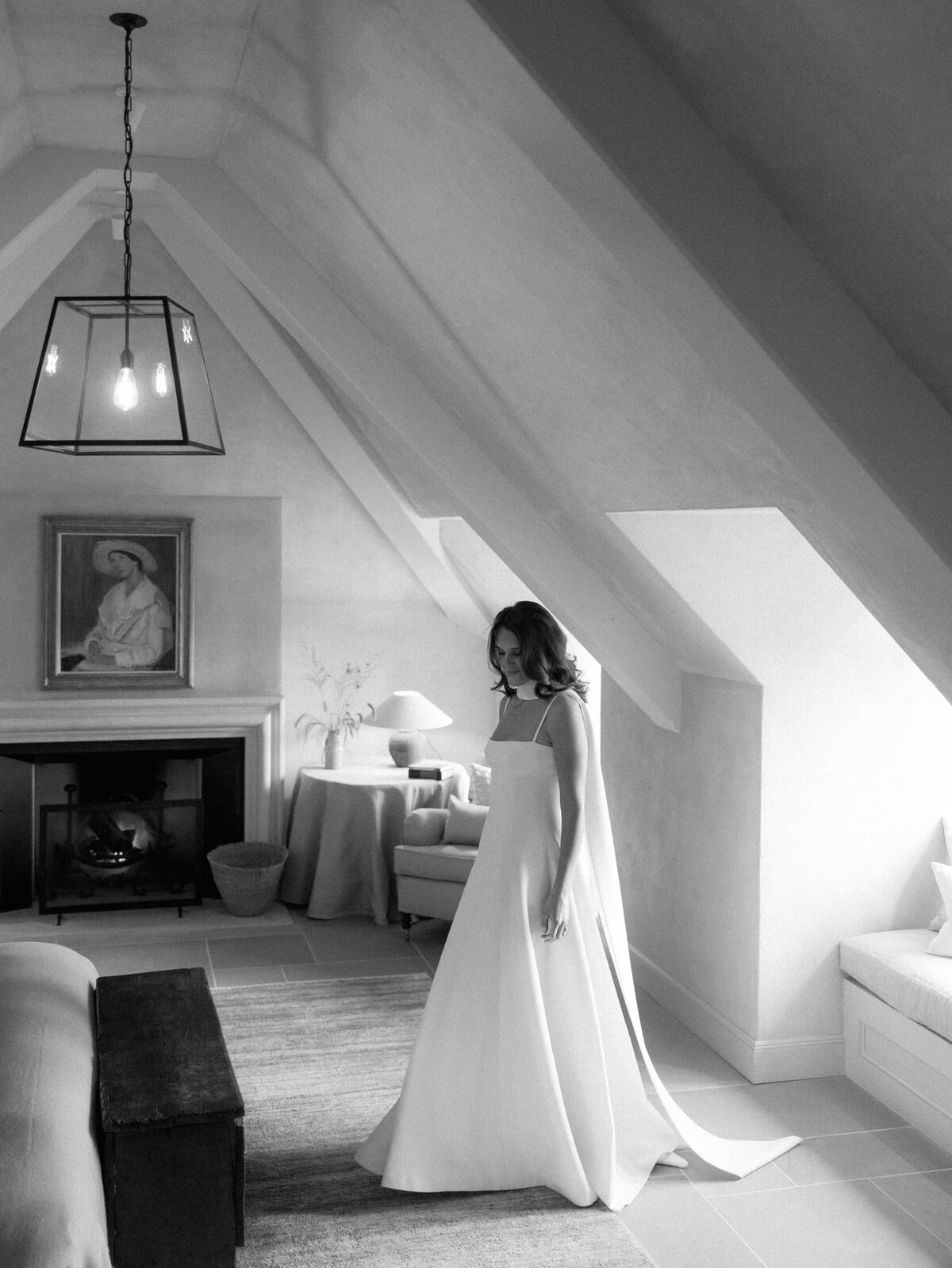 Bride at Heckfield Place