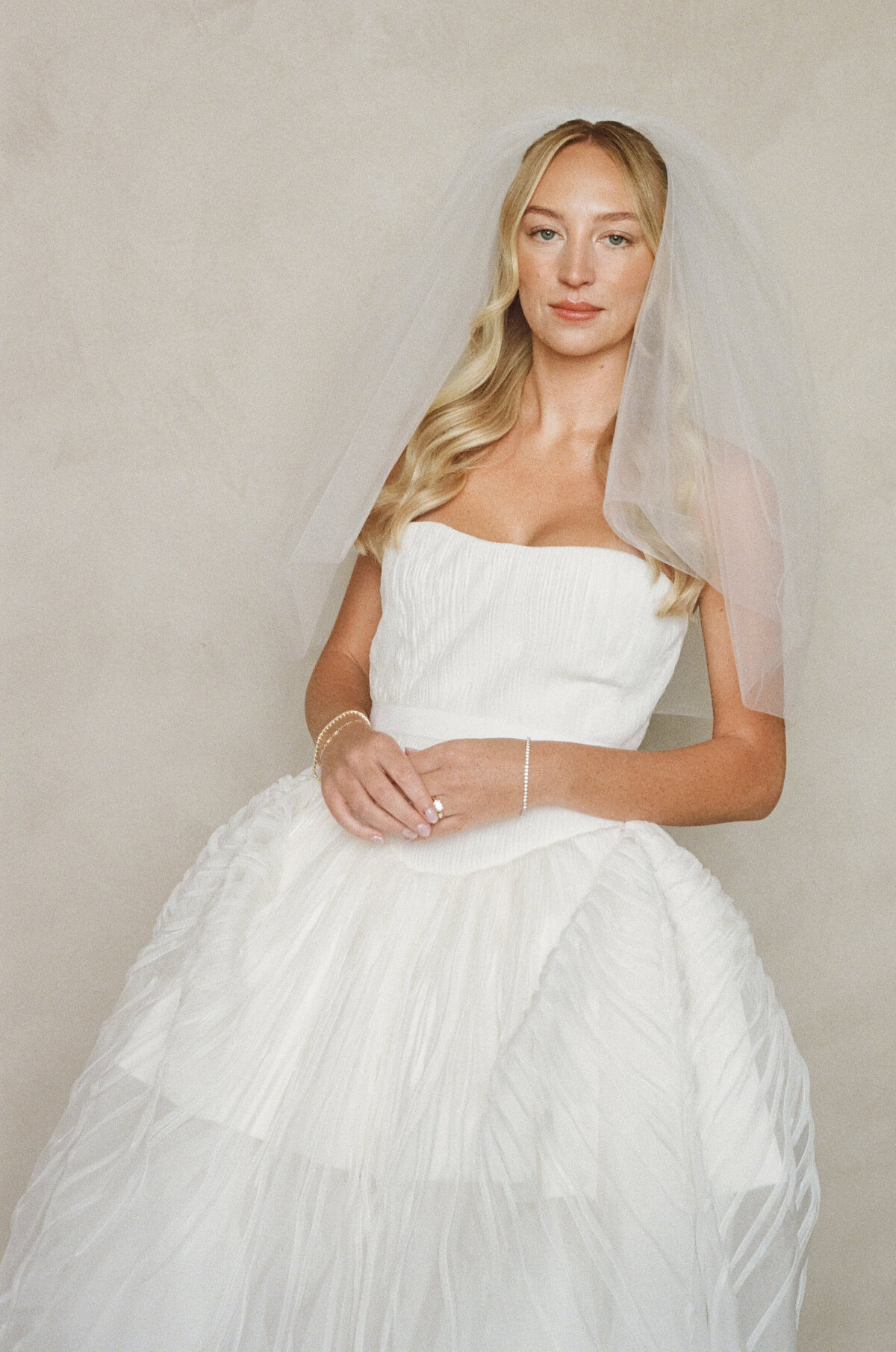 Editorial wedding photography captures luxury bridal preparation at NOBU Hotel Chicago with Lauren Alatriste's fashion forward approach, creating sophisticated imagery that balances magazine-worthy editorial aesthetics with authentic wedding emotion.