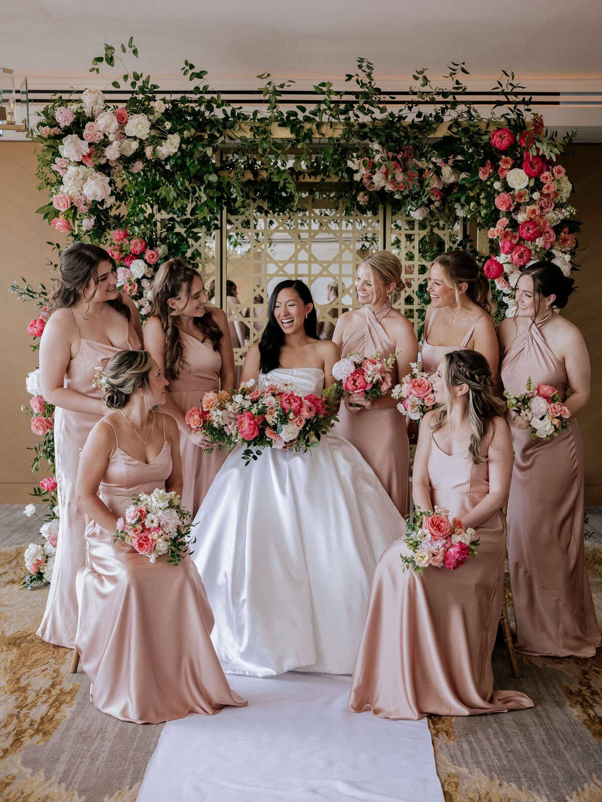 bridesmaids-portrait-pink-peony-chuppah