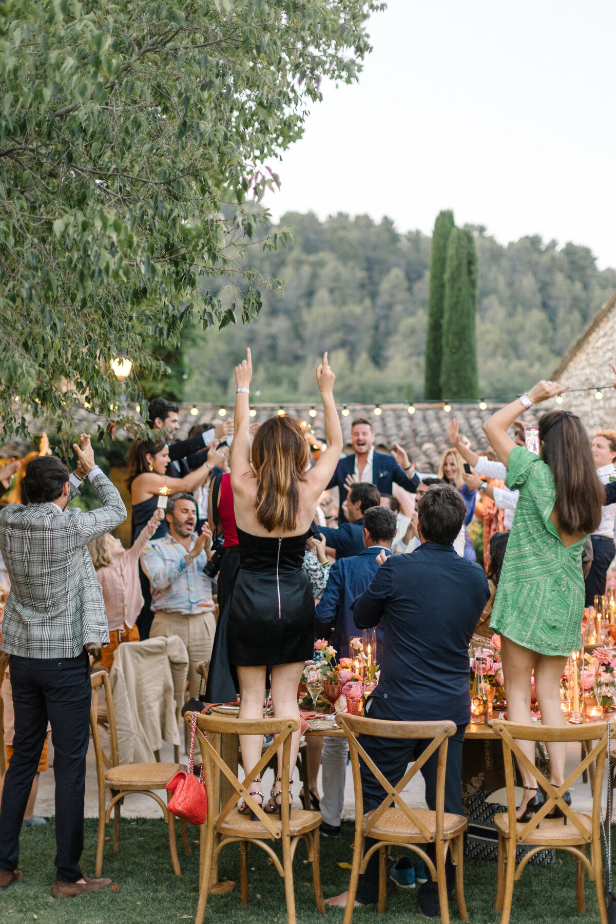wedding reception at bastide de marie in provence france