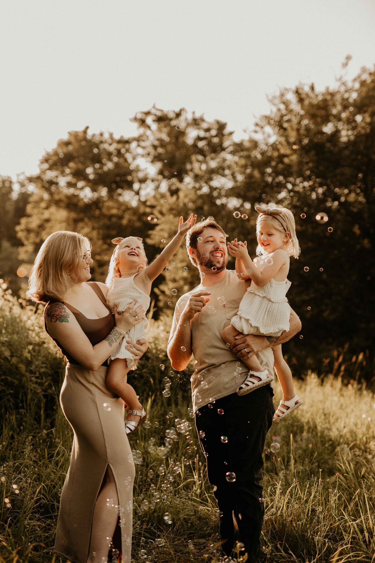 Hannah & Eric & Girls RETOUCHED