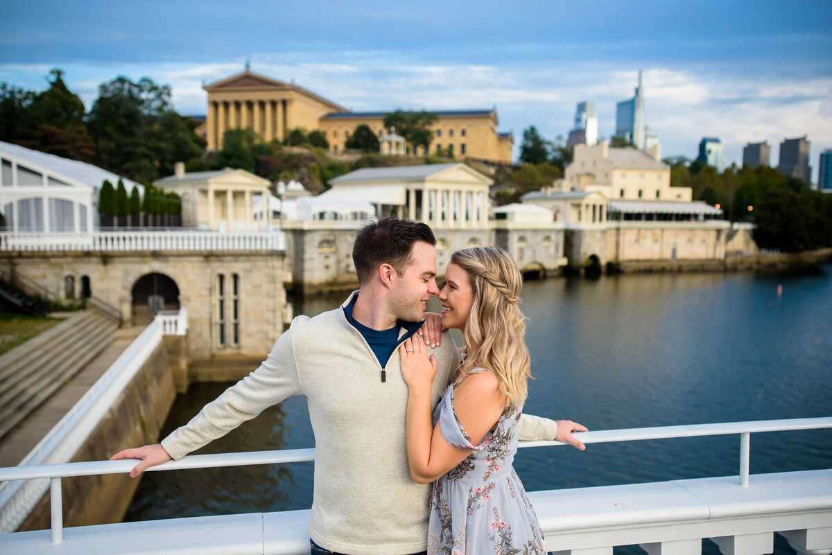 Kate and Tim Engagement - Water Works Philadelphia-105