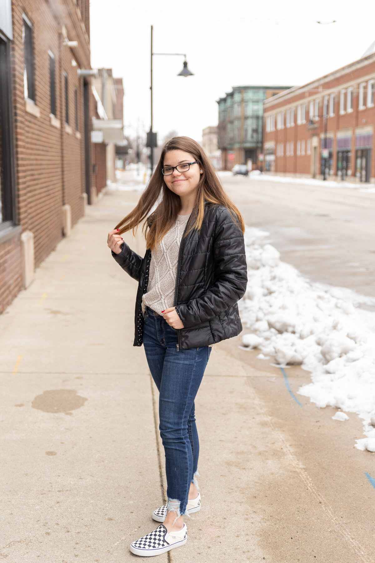 Winter Senior Portrait