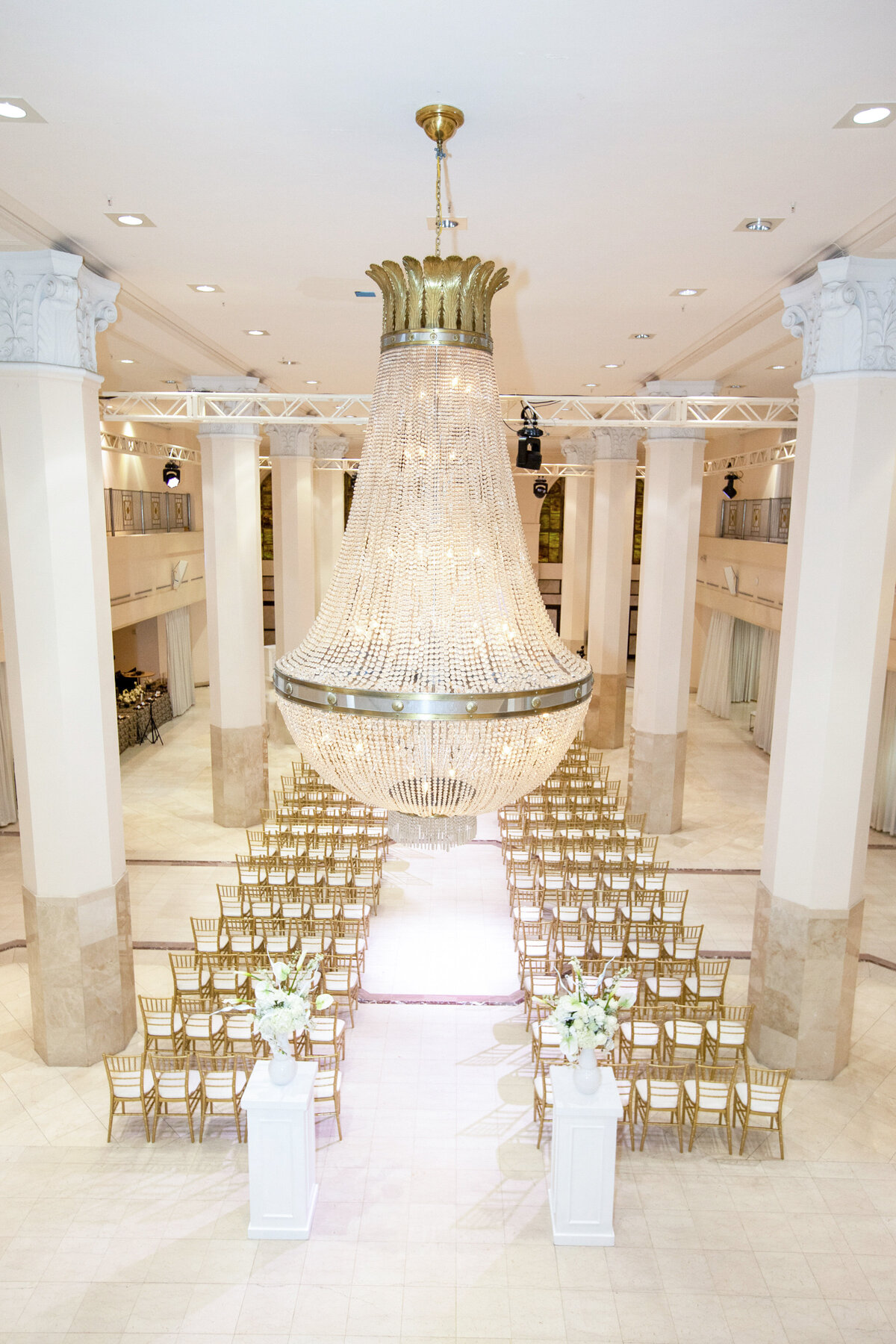southern-exchange-ballroom-atlanta-wedding-ceremony-overhead-view