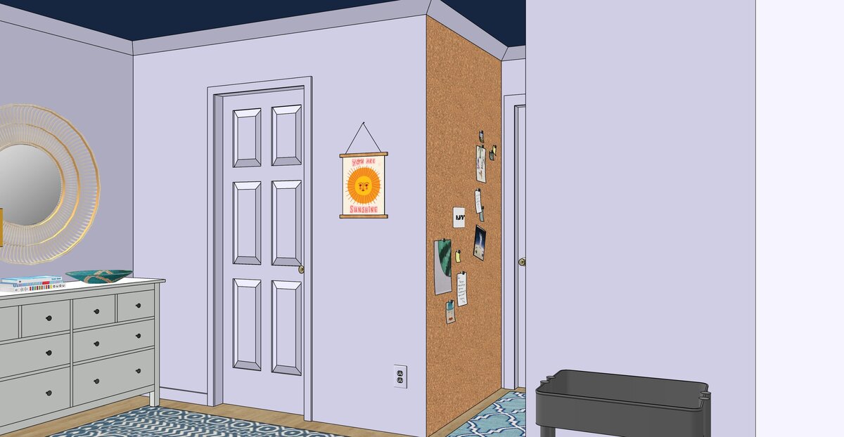 cork-wall-in-kids-bedroom