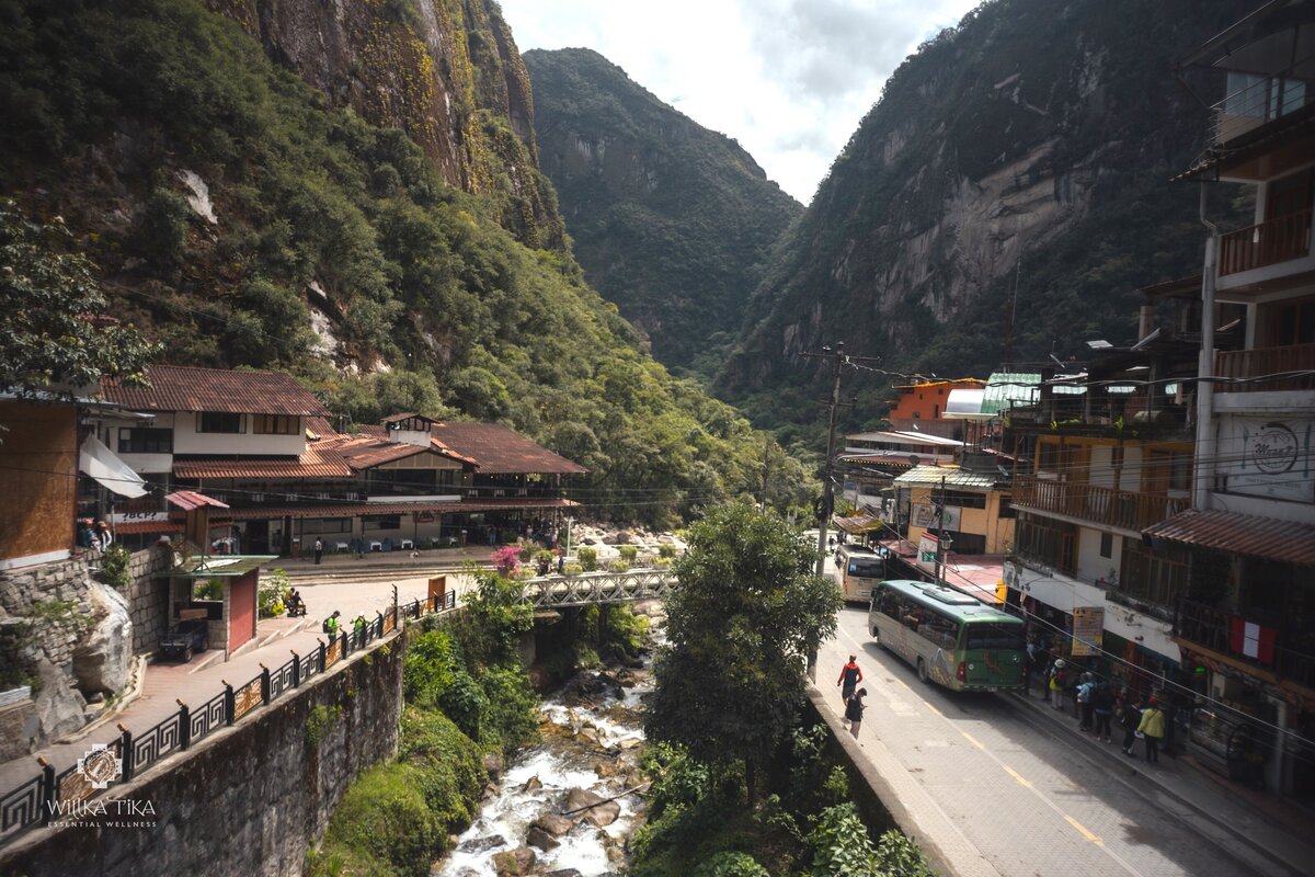 Machu Picchu town of Aguas Calientes