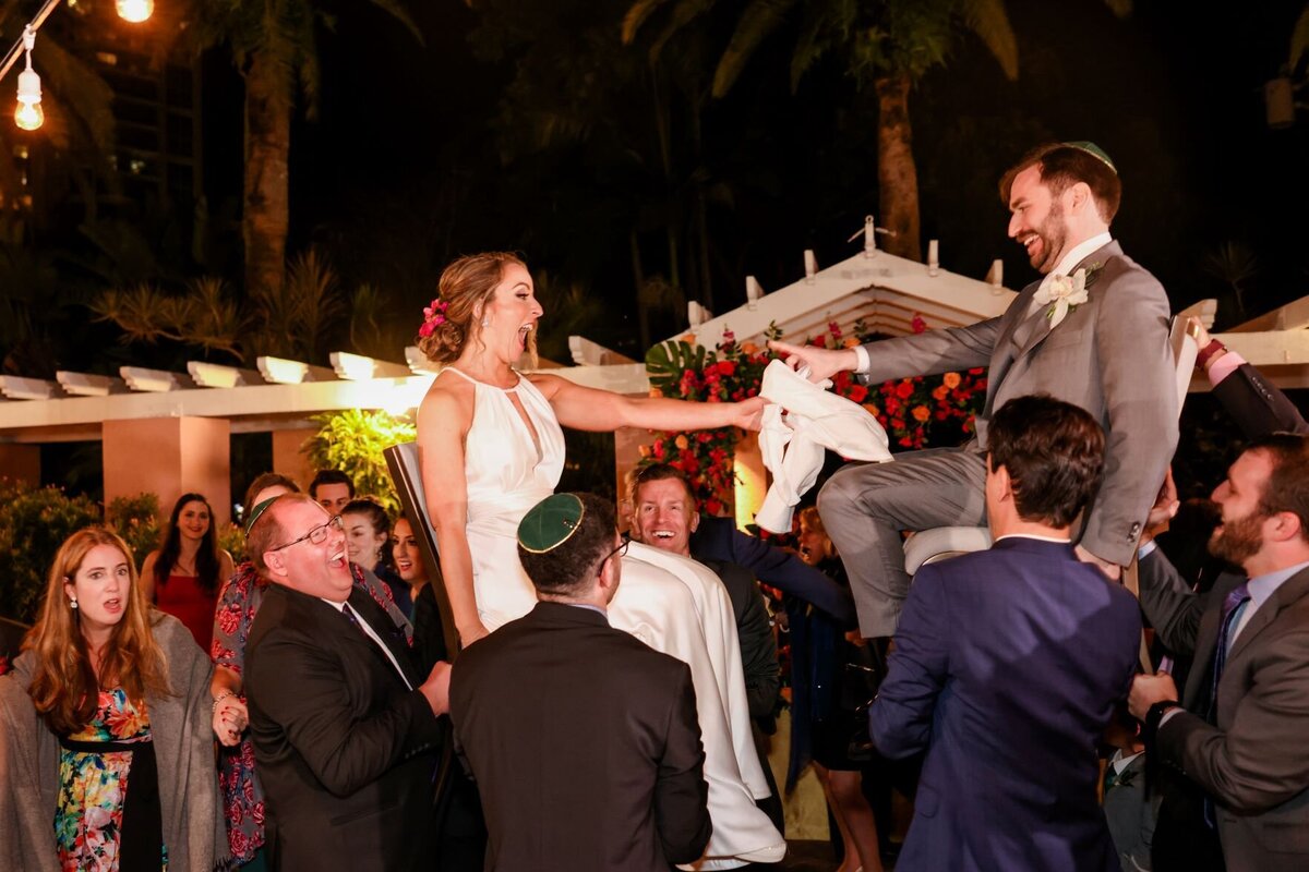 38 - Vinoy Hotel St. Pete Wedding Reception Tea Garden Hora - Tampa Bay Wedding Planner
